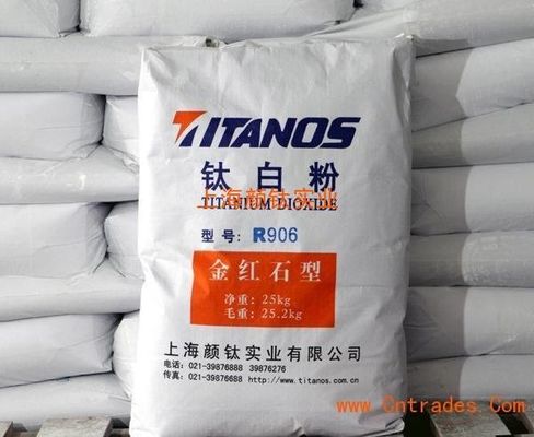 陶磁器の企業のための不燃性CASの1317-80-2のルチルTio2の顔料